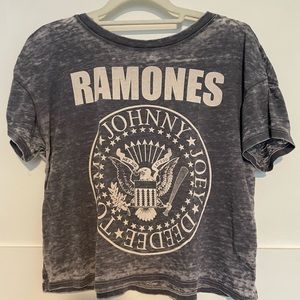 Ramones cropped shirt
